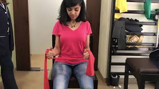 Theraband exercise for rotator cuff [upl. by Nadaha851]