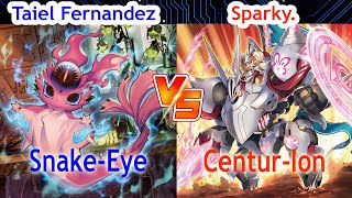 SnakeEye Vs CenturIon  Taiel Fernandez Vs Sparky  High Rated  Dueling Book [upl. by Niddala]