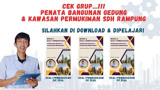 SOAL amp PEMBAHASAN PENATA BANGUNAN GEDUNG amp KAWASAN PERMUKIMAN KOMBINASI FR 2023 DGN KISI KISI 2024 [upl. by Herzig]