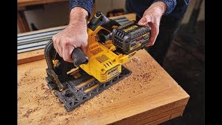 DeWALT DCS520 FlexVolt 60V MAX Cordless Track Saw [upl. by Goodden]