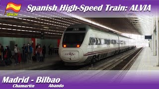 Train Trip in Spain ALVIA from Madrid to Bilbao [upl. by Adnawuj]