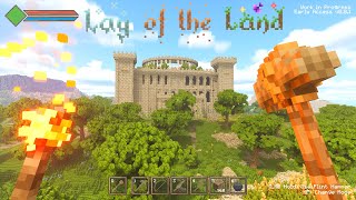 NEW Openworld Voxel Game is a Mix of Minecraft and Cube World Lay of the Land [upl. by Crista620]