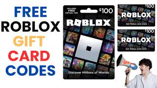 Free Roblox Gift Card Codes 2024 Live Proof Unused  How To Get Free Robux Codes [upl. by Torrell]