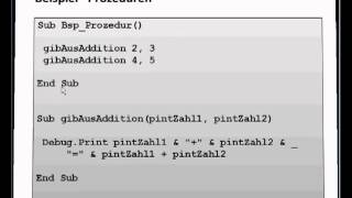 DB0107SU Datenbanken LE 01 Grundlagen von VBA und MS Access Teil 7 Modul Prozedur Funktion [upl. by End]