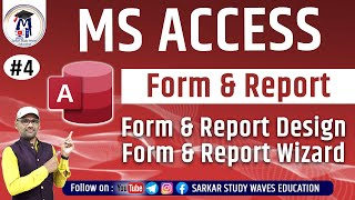 4 Database Using MS Access  Form and Report in MS Access By Arvind [upl. by Worl]