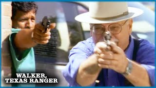 CD Parker Defends Alex From Assassins  Walker Texas Ranger [upl. by Reed]