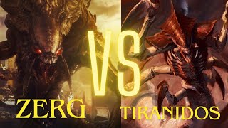 Zergs vs Tiranidos  ¿Quien es superior [upl. by Bouley857]