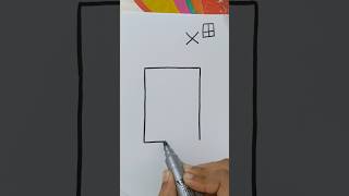 How To Draw Window Step by Step shorts shortsfeed [upl. by Flosser314]