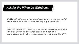 Never Make These 11 PIP Mistakes Hidden Secrets to Surviving your PIP [upl. by Emyam]