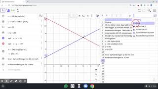 Geogebra  CAS  Ekvationssystem med algebraisk metod [upl. by Bove]