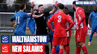 Walthamstow 22 New Salamis  Match Highlights [upl. by Adnak322]