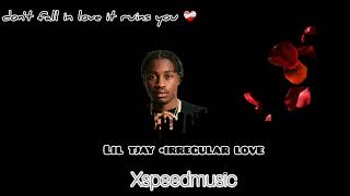 •Speed lil tjay irregular love [upl. by Curnin]