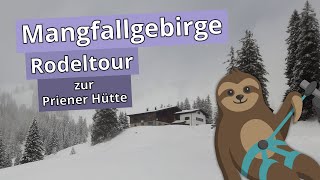 Rodeltour zur Priener Hütte  Chiemgau [upl. by Accemahs]