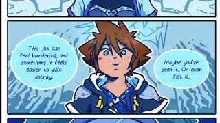 Kingdom Hearts Comic Dub Soras Training With Aqua [upl. by Echo]