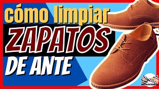 APRENDE a limpiar zapatos DE ANTE y GAMUZA 👞 [upl. by Lierbag]