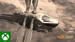 Microsoft Flight Simulator  Dune Expansion Announce Trailer  4K [upl. by Novyaj]