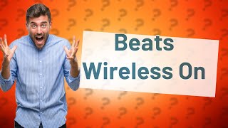 How to turn on Beats wireless earbuds [upl. by Francesco937]