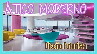 ✅Ideas de Diseño Ático moderno futurista que es tendencia 2025 [upl. by Einahpats644]