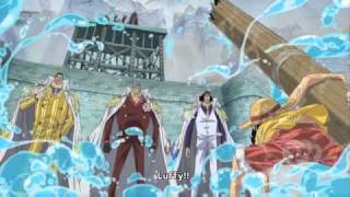 One Piece Epic Moment  Luffy jumped to the plaza [upl. by Nofpets]