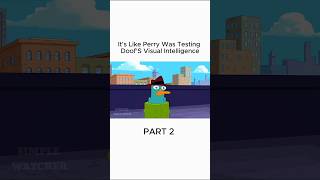 Doofenshmirtzs Visual Intelligence PART 2 phineasandferb cartoon shorts [upl. by Nosmirc265]