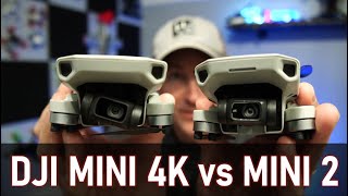 DJI Mini 4K vs Mini 2  Are they really different drones [upl. by Cindy]