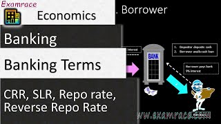 CRR SLR Repo rate Reverse Repo Rate Fundamentals of Economics [upl. by Lledrev]