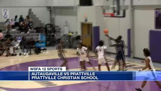 Autaugaville defeats Prattville in basketball tournament [upl. by Doownyl]