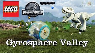 LEGO Jurassic World  Gyrosphere Valley Walkthrough [upl. by Yleoj298]