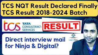 TCS NQT Result declared Finally  TCS NQT Ninja amp Digital Result  Apply Now with NQT Score [upl. by Reed682]