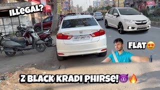 Honda city z black again😈 illegal modification kradi😰 [upl. by Harned]