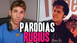 Las MEJORES PARODIAS cantadas por ELRUBIUS [upl. by Madlin]