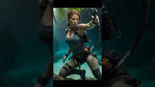 Scarlett Johansson as Tomb Raider 01 shorts laracroft tombraider scarlettjohansson [upl. by Luhar617]