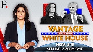 LIVE from White House Trump Defeats Harris To Reclaim US Presidency  Vantage with Palki Sharma [upl. by Enitnatsnoc]