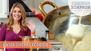 Easy Swiss Cheese Fondue Recipe [upl. by Eceinart525]