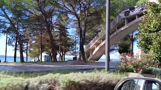 PortorozPortorose I sunny Slovenia 031124 sunny slovenia driving sea seafront [upl. by Orvan]