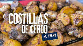 COSTILLAS DE CERDO AL HORNO PREPARA ESTA RECETA EN 5 MINUTOS [upl. by Lister]