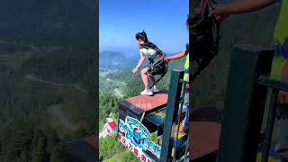 Bungee Jumping With Rope In Beautiful PlaceAsmr Bungee Jumping shorts [upl. by Zadack463]