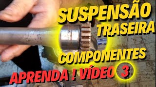 SUSPENSÃO TRAZEIRA  3° VIDEO  AMORTECEDOR  LINK  CARDÃ  DIFERENCIAL APRENDA NA SUA MOTO [upl. by Tengler890]