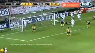 Liga de Quito 5  Peñarol 0 Copa Libertadores 2011 [upl. by Kimmie]