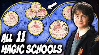 The History of Every MAGIC School in the Wizarding World All 11  Harry Potter Explained [upl. by Aseram]