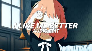 i like me better rnbass  lauv edit audio [upl. by Ardle391]