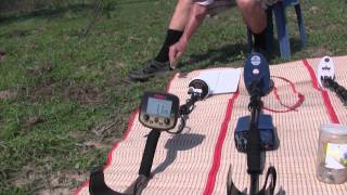 Comparison between Minelab Eureka Gold Fisher Gold Bug 2 and Fisher Gold Bug Pro [upl. by Moser]