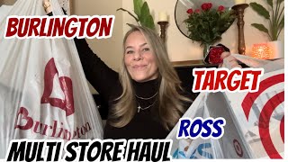 MULTI STORE HAUL  BURLINGTON  TARGET  ROSS [upl. by Castra34]