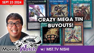 Mega Tins Cause Crazy Buyouts amp Market Insanity YuGiOh Market Watch September 23 2024 [upl. by Marnie]