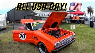 Meguiars ALL USA DAY Classic Flyers Mount Maunganui [upl. by Itnava215]