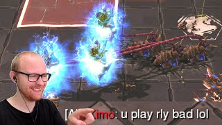 Protoss Player Gets Salty vs My AMAZING Infestor Cheese [upl. by Ttik]