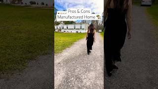 Pros and Cons Manufactured Home affordablehousing florida manufacturedhomes mobilehomes [upl. by Retnyw963]