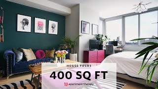 Esis Bold 400SquareFoot Brooklyn Studio  House Tours  Apartment Therapy [upl. by Aknahs349]