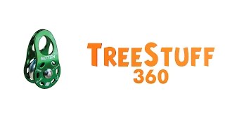 Notch Micro Pulley  TreeStuffcom 360 View [upl. by Ahsimal]