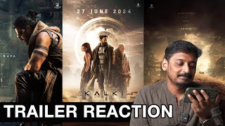 Kalki 2898 AD Trailer Reaction by UnniVlogs Prabhas Amitabh Bachchan Kamal Haasan DeepikaNagAshwin [upl. by Ellehcin343]